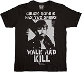 TS411 Chuck Norris Has Two Speeds Walk and Kill T-Shirt
