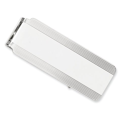 14k White Gold Money clip : Feature