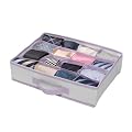 WENKO 4610009100 Schubladenorganizer Lavendel - mit Duft zur Mottenabwehr, atmungsaktives Vlies, 35 x 9 x 27 cm, wei�-lavendel