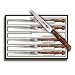 Victorinox 4-3/4-Inch Straight-Edge Pointed-Tip Steak Knife, Set of 6, Rosewood Handles
