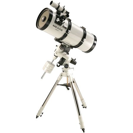 Meade LXD75 SN-8AT 8" 812mm f/4.0 Schmidt-Newtonian Telescope, Motorized German-Type Equatorial Mount with UHTC Coatings, Autostar Computerized Hand Controller, Autostar Suite Software, 8x50 Finderscope & Tripod