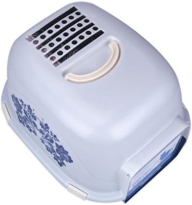 Longly Easy Training for Pet Cat Litter Basin Semi Cat Toilet Bedpan Durable