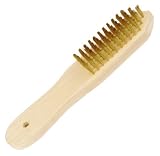 まとめ買い 5個セット「ストロングツール(Strong TooL) 木柄ワイヤーブラシ 剣先型 真鍮線 11802」