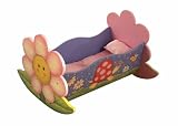 Rocking Bed for Dolls - Garden Collection