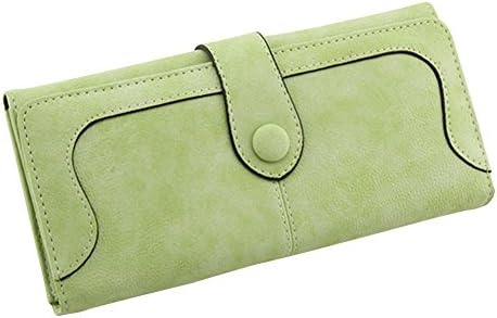 Jollypicks Close Toe Heels Flap Leather Wallet Green one size