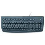 Logitech Deluxe 250 - Keyboard - USB - black - English - United Kingdom - OEM