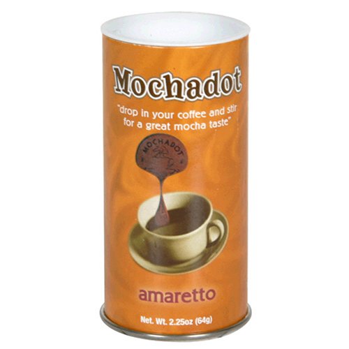 Mochadots Amaretto, 9-Count Canisters (Pack of 12)