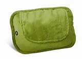 Lifemax 4 Ball Shiatsu Heated Cushion with Plush Cover Green