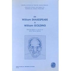 De William Shakespeare � Wiliam Golding. M�lages � la m�moire de Jean-Pierre Vernier