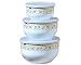 Pfaltzgraff French -Quarter 6-Piece Enamel on Steel Bowl Set, Large