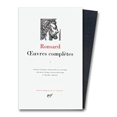 Ronsard : Oeuvres compl�tes, tome 1