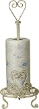 from Four Seasons Liverpool French Metal Shabby Chic Kitchen Paper Towel roll holder with Heart Detail