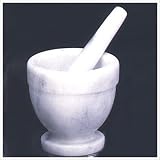 Creative Home 74002 White Marble Mortar and Pestle