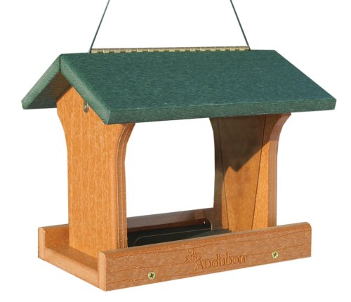 Woodlink NAGOGREEN1 Audubon Going Green Recycled Plastic Ranch Bird Feeder