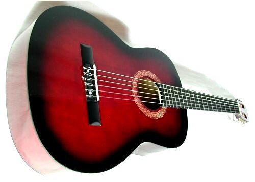 Top 4/4 Konzertgitarre. redburst. 141