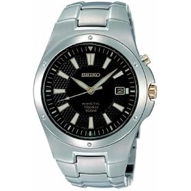 Seiko Kinetic Mens Titanium Watch