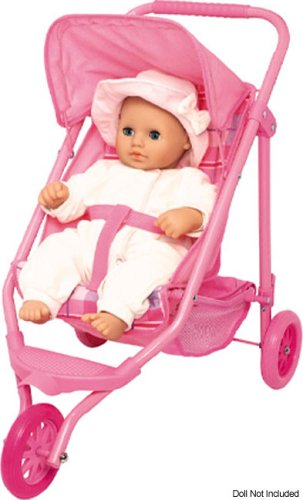 Childrens Toyshop  Toys : Dolls World 3 Wheeled Buggy (Pushchair)