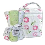 Blooming Bouquet Gift Sets - TULIP - Bottle Bag & Burp Set