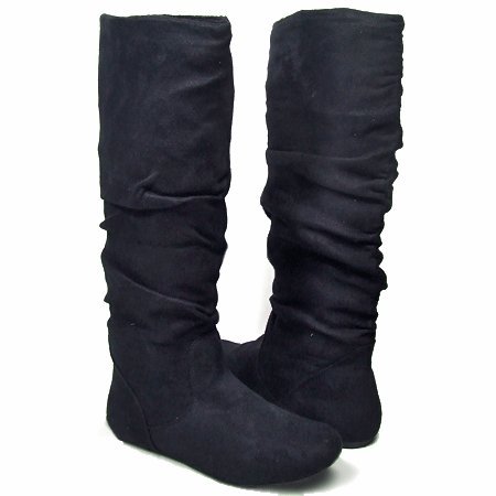 ZULU Women Micro Suede Boots Black