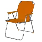 Gartenstuhl Campingstuhl Klappstuhl - Orange