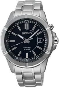 Men's Black Dial Stainless Steel