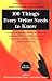 100 Things Every Writer Needs to Know