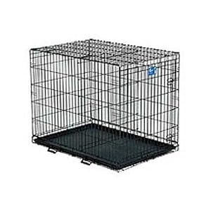 41B35rDCt4L. AA300  Midwest Life Stages Single Door Folding Metal Dog Crate