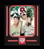 Ted Williams Boston Red Sox MLB Framed Photograph Career Collage with Team Medallion