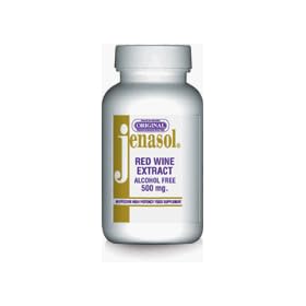 Click here to buy Red Wine Extract 500mg by Jenasol Vitamins.