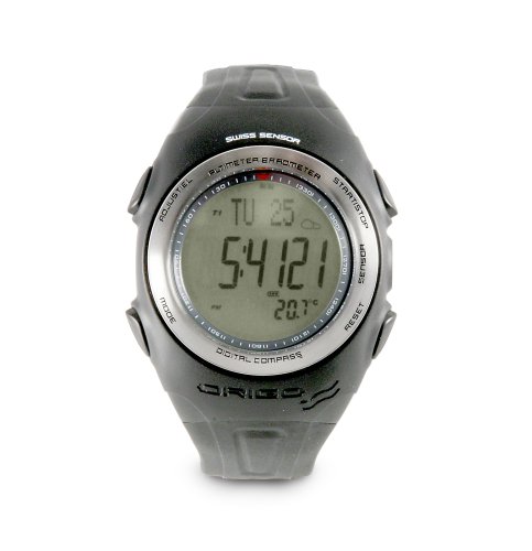 Origo Multi Sensor Barometer, Altimeter and Compass (Black Stainless Steel) by Origo