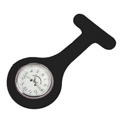 Schwesternuhr Silikon schwarz m. Smiley Krankenschwesternuhr Pflegeruhr Kitteluhr Pulsuhr Original Tiga-Med Qualit�t 1 St�ck