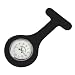 Schwesternuhr Silikon schwarz m. Smiley Krankenschwesternuhr Pflegeruhr Kitteluhr Pulsuhr Original Tiga-Med Qualit�t 1 St�ck
