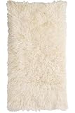 Standard Flokati Rug 5'x8' White