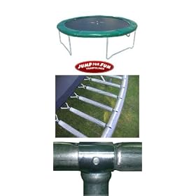 10ft Super Jump Trampoline with Accessory Pack  + FREE Trampoline Tent