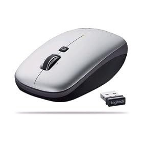 Logitech M505 Mouse Portable Optical Cordless Scrolling Connection 2.4GHz Ref 910-001319