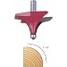 Freud 34-138 Quadra- Cut  1-3/8-Inch Radius Rounding Over Router Bit with 1/2-Inch Shank