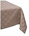 Bardwil Reflections Spill Proof Oblong Tablecloth, 60-Inch x 102-Inch, Khaki