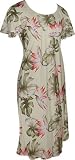 Monstera Paradise Hawaiian Aloha Cap Sleeve Short Tank Dress