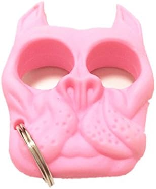 LNI Mini Tiger Keychain Keyrings Self Defense Emergency Survival Tool fits perfectly in the palm of your hand (PINK)