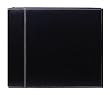 Pioneer 12 Inch by 12 Inch 3-Ring 2-Tone Cover Scrapbook Binder, Black on Black