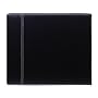 Pioneer 12-Inch-By-12-Inch 2-Tone Cover Scrapbook Binder, Black on Black