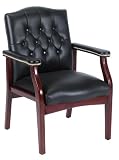 Traditional Black Executive Side Chair Guest Seating