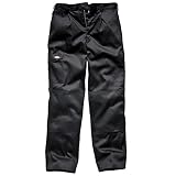 (ディッキーズ) Dickies スーパー ワークトラウザーズ ワークウェア 作業服ボトムス 作業服パンツ 作業着ズボン (ショート丈) 男性用 (40) (ブラック)
