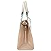 MG Collection Matana Faux Patent Leather Doctor Tote Purse, Nude, One Size