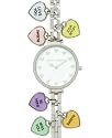 Betsey Johnson Women's XOX Charm Bracelet Watch #BJ4176