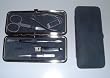 Kiehl Gray Nubuc Sibir Leather Snap-shut Manicure Set- 5 Stainless Steel Tools Kiehl Gray Nubuc Sibir Leather Snap-shut Manicure Set- 5 Stainless Steel Tools