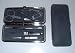 Kiehl Gray Nubuc Sibir Leather Snap-shut Manicure Set- 5 Stainless Steel Tools