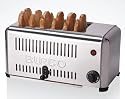 Burco 6 slice Commercial toaster stainless steel