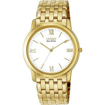 Buy Citizen Stiletto Men’s Eco-Drive – Gold Tone – White Face