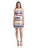 Kensie Womens Mixed Stripes Dress